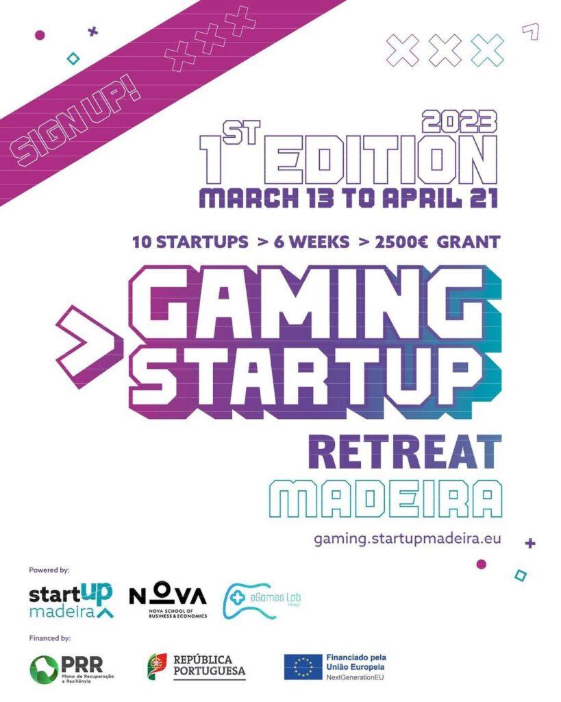 Startup Madeira - eGames LAB - Startup Madeira